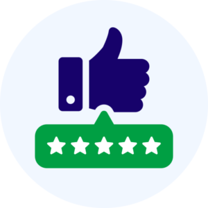 Garella out standing customer service icon